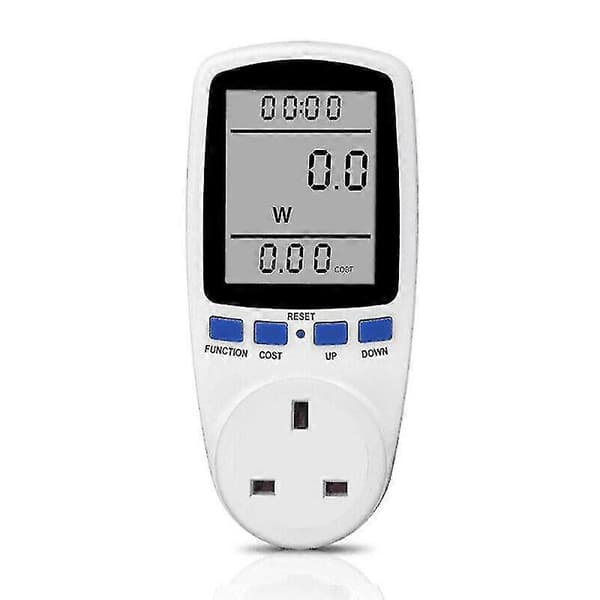 tids-/wattbeskyttelse spar energi strømmåler stik elektronisk smart