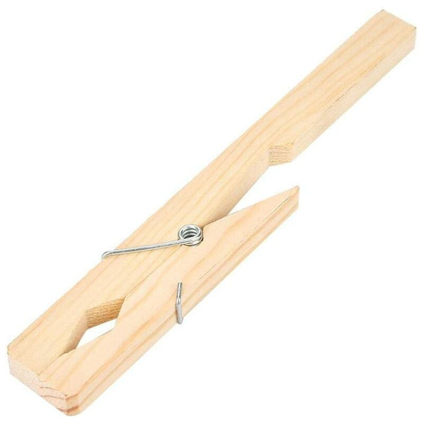 Trä provrörsklämma J6406 typ 18cm kemikaliehållare experimentell utrustning bambu glasrörsklämma