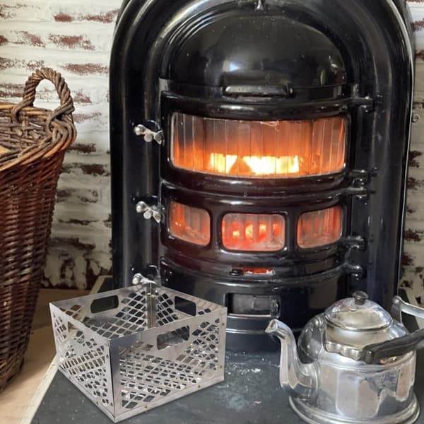 Grillkurv/Firebox i rustfritt stål for kullgrill