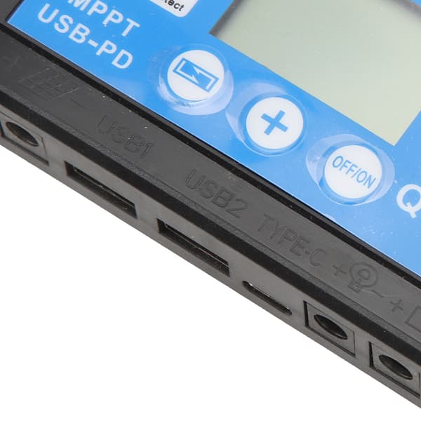 100W Polysilicium Solpanel Kit med 30A MPPT Controller Dobbelt USB-port til RV Camping