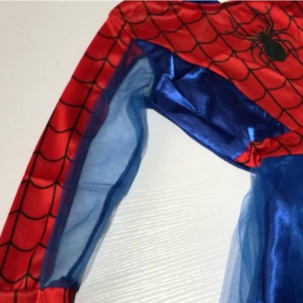 Barnens Spiderman Flickor Prestandakostym Avengers Flickor Catwalk Scenprestandakostym XL:130-140cm