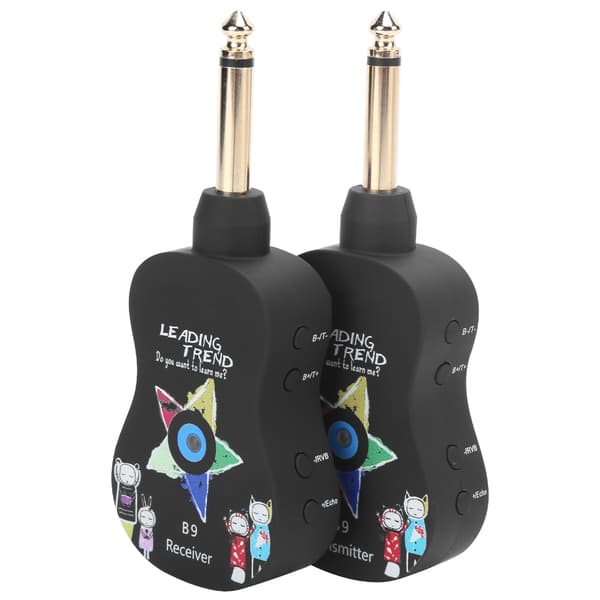 Trådlöst gitarrsystem sändarmottagare elektronisk pickup med reverb diskant basjustering