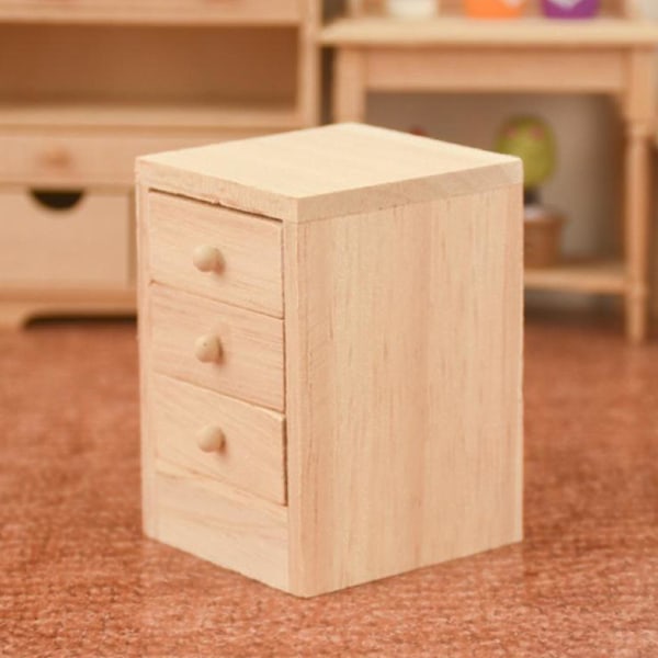 1/12 Dukkehus Natbord Model Baby Dukke Møbler Supplies Scenery Decor