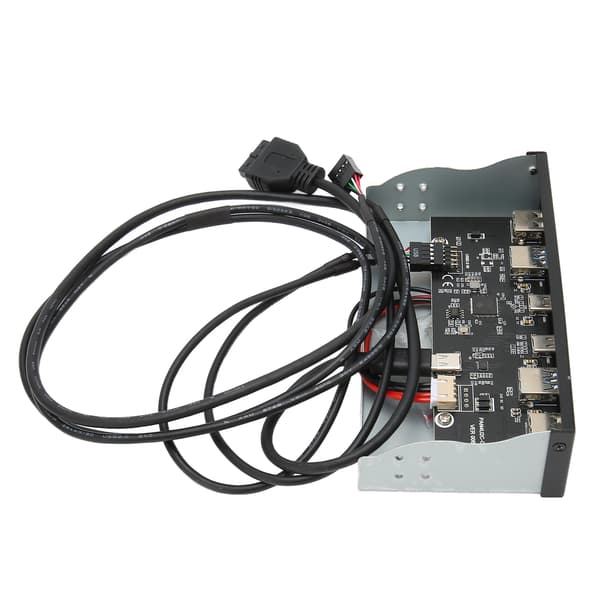 USB 3.1 Frontpanel Header GL3523 Chip 5Gbps 6 Portar 19PIN till Typ C för Stationär Dator Optisk Enhet Position 2U3 2U2 2C