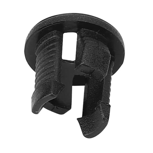 Sort plastik LED-holder til 5 mm dioder 200 stk.