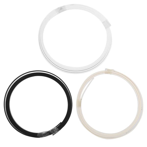 3 st ABS-plast gitarr purfling bindningslist dekorativ 1610x5x1,5mm