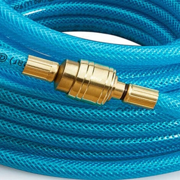 Paineilmaletku Keller-kompressoreiden tarvikkeet 6x12mm 1/4" Paineilmaliitäntä Turvallisuus 20m - sininen