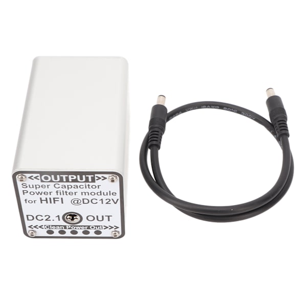DC12V Common Mode Rejection Filter Modul 2.1 Inngangs- og utgangsspenningsindikator Strømfilter for Raspberry Pi