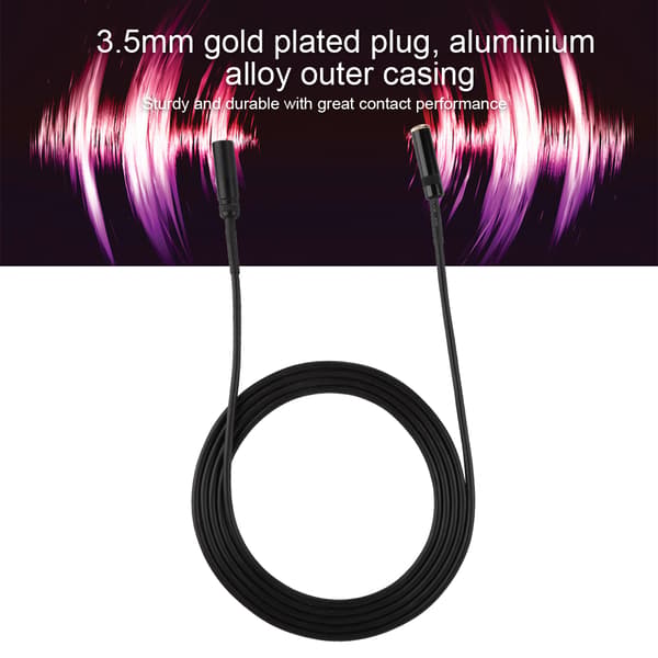 3,5 mm hun til Mini XLR han lydkabeladapter 2 m til kamerafotoudstyr