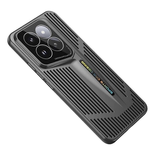 Blade Cooling PC -puhelinkotelo täydellä peitolla Xiaomi 14 Prolle Graphite Black
