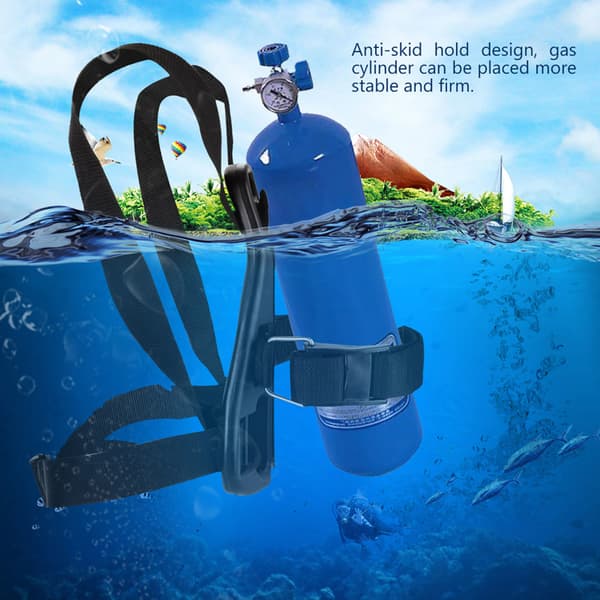 Sukellushapen pullon tukikiinnike reppu snorklausta varten
