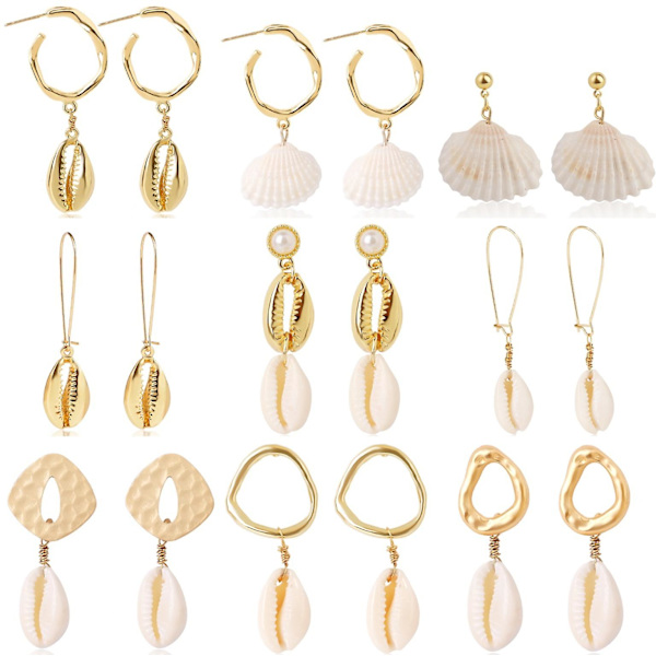 Korvakorut Bohemia Shell Muotikorut B2337 E1906-26