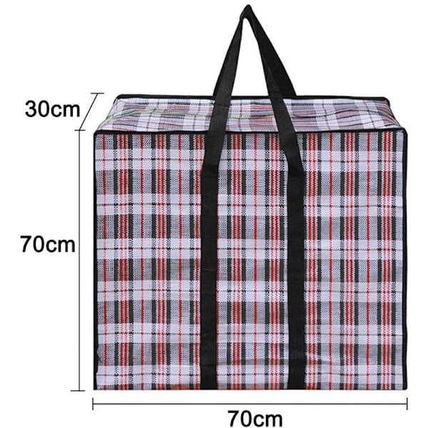 Stor sort vævet taske mobil bagagetaske fugttæt støvtæt madras quilt taske,