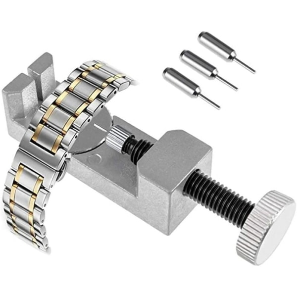 Klokkereparationsverktøy for fjerning av metallbånd (2068 metallbåndfjerner - sølv) for verktøyrom
