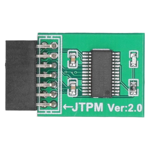 Til MSI TPM 2.0 Modul Stærk Kryptering 14 Pin LPC Interface TPM Modulkort til Win11 Grøn