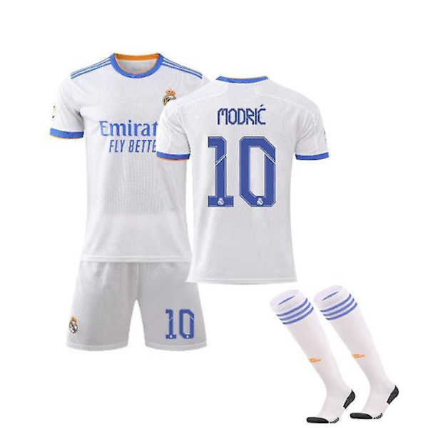 Soccer Kit Soccer Jersey Training T-paita Modric Modric 3XL(200-210cm)
