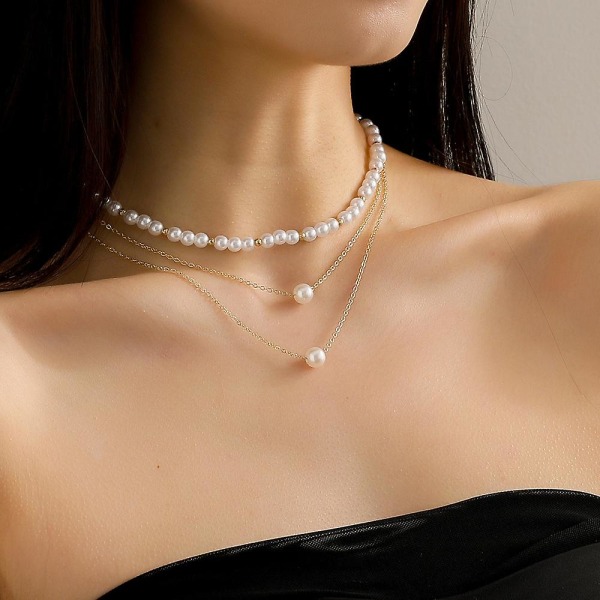 Halsband Daily Outfit Pearl Choker Girls&#39; Modesmycken Ac2667