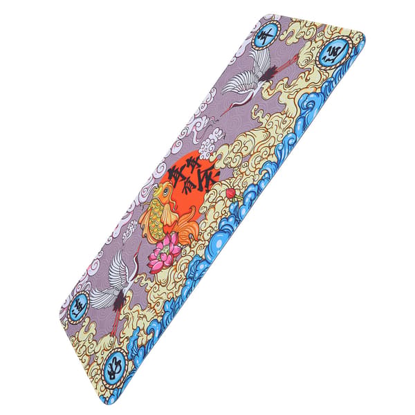 Vaskbar Gummimusemåtte 300x800x3mm Fiskemønster Stort Gamingtilbehør til Computer Notebook Tablet