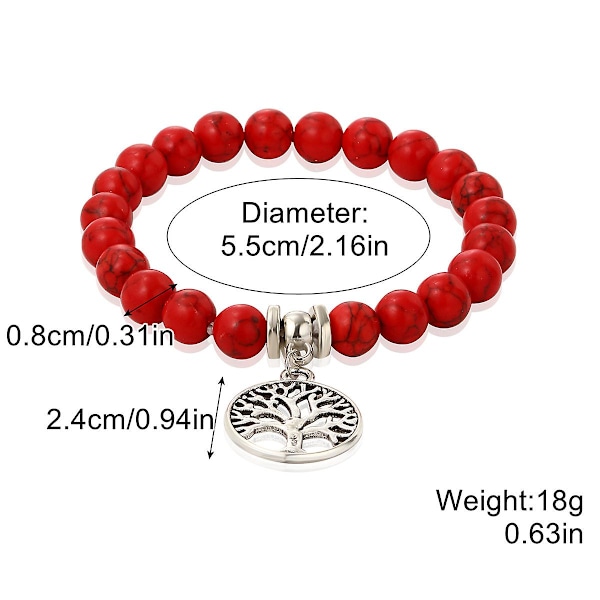Armbånd Stenblå Modesmykker B2469 S2208-16