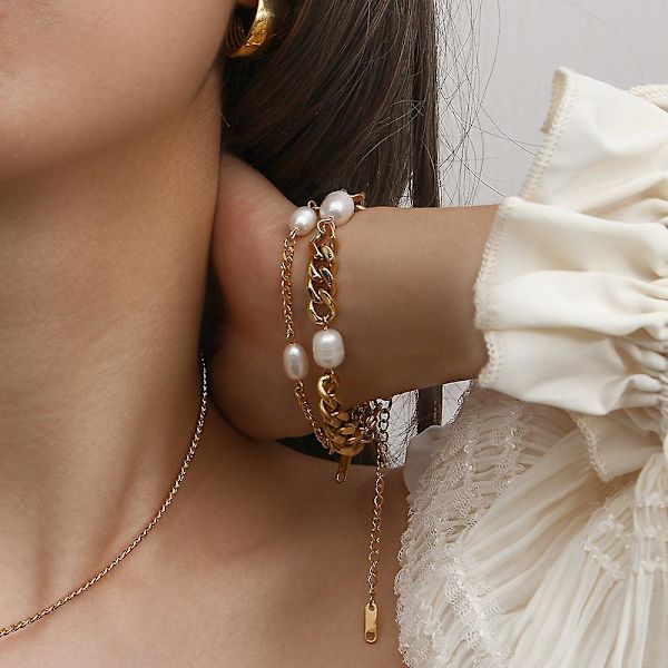 Armbånd Pearl Daily Outfit Metallic Element B1443