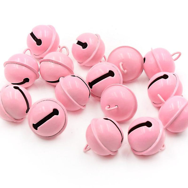 10/20/30 kpl Rich and Colorful Bells Jingle Ball Pink 22mm 30PCS LOT