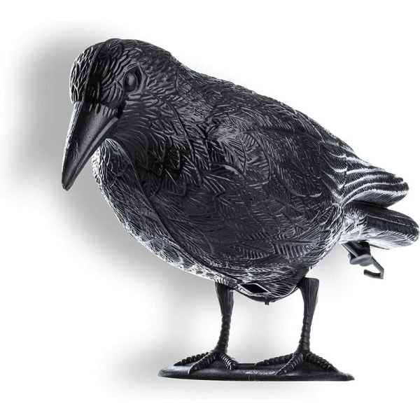 Simulation Black Crow, Pigeon Repeller, Plastic Pigeon Repeller, Fuglebekæmper, Naturlig Skadedyrsbekæmpelse
