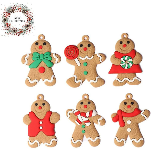 Stor Gingerbread Man Ornament Gingerbread juledekoration