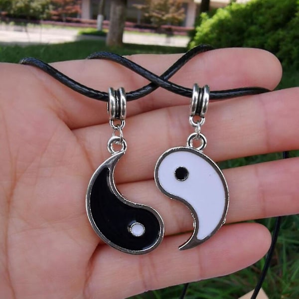 Pariskunnat Yhteensopivia Riipuksia Yin Yang Kaulakoru Linkitetty Trend Korut Goth