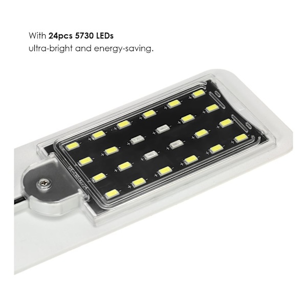 10W blåt og hvidt lys hvid skal 220v rund fatning (enkelt 2-59 sæt) akvarie led lys