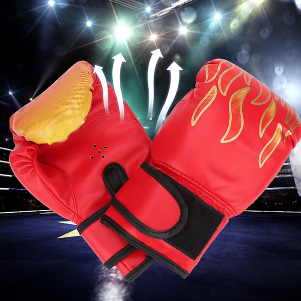 PU Kickboxningshandskar för barn Karate Muay Thai Sanda Träningsutrustning 1 Par