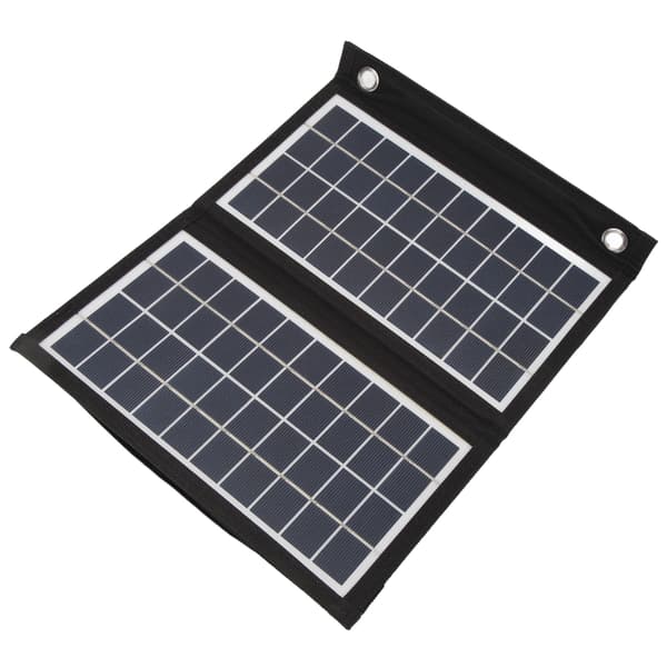 10W Sammenleggbart solcellepanel, bærbar lader for camping, telefon og nettbrett