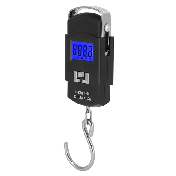Bærbar digital fiskevektskala 55 kg