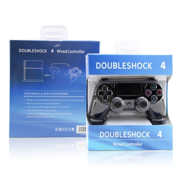 PS4 DoubleShock Controller för Playstation 4 - Trådlös Black