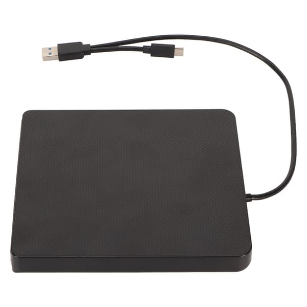 Extern USB 3.0 USB C CD DVD-brännare Plug Play för bärbar dator stationär PC Windows Mac
