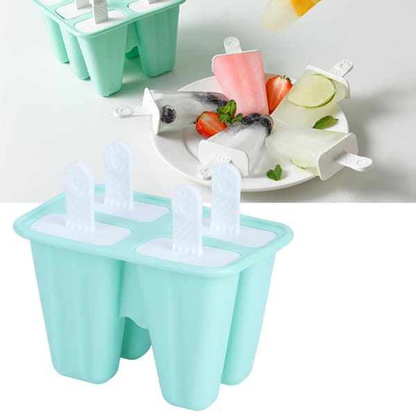 Sommer Grøn Silikone Ismaskine Form DIY 4 Gitre