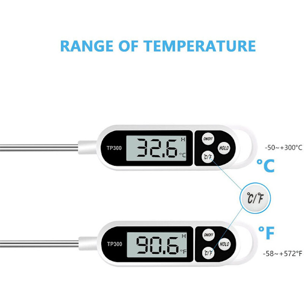 Digital kökspenna Sond Matlagning BBQ Kött Mjölk Mat Termometer Termometer,