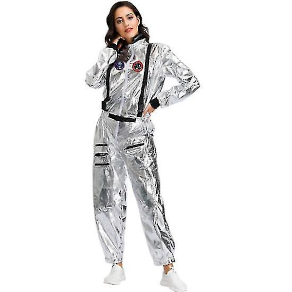Astronaut Spacesuit Jumpsuit Halloween Cosplay XL women1