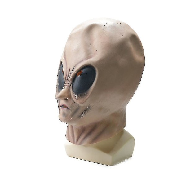 Alien Latex Masque Couvre-kokken Ufo Funny Mask Cosplay Halloween rekvisitter