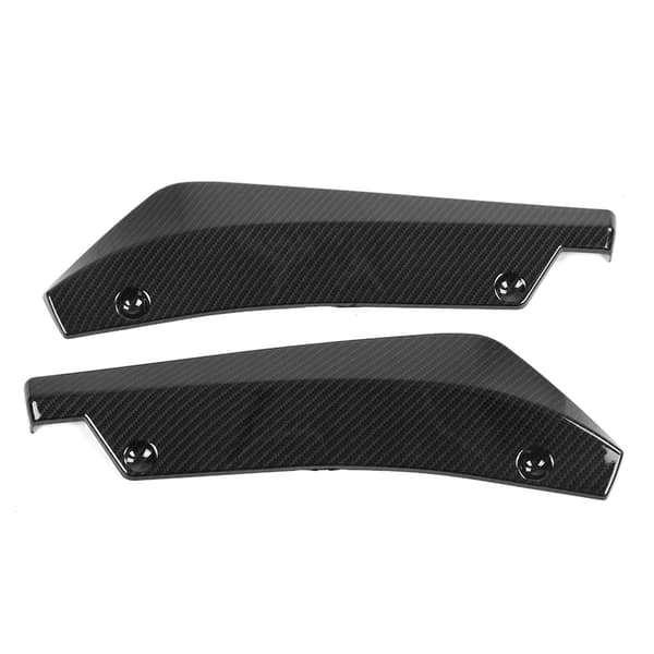 Universal Bil Bagkofanger Canard Diffuser Spoiler Læbefinner Kulfiber 1 Par