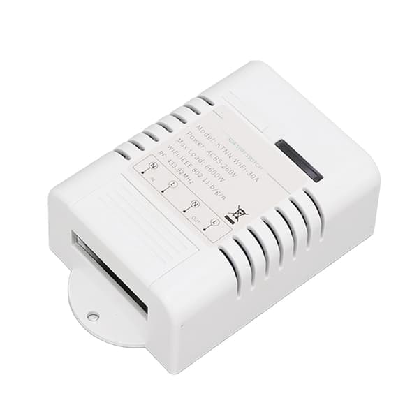 Smart Switch WiFi Stemmestyring Timing Real Time Feedback 85V til 260V AC