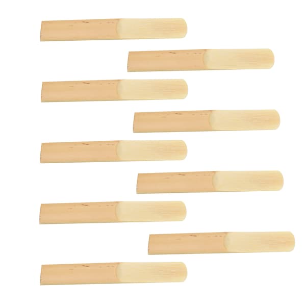 10 st Klarinettblad Plastskydd Bambu Bb 2.5 Saxofontillbehör