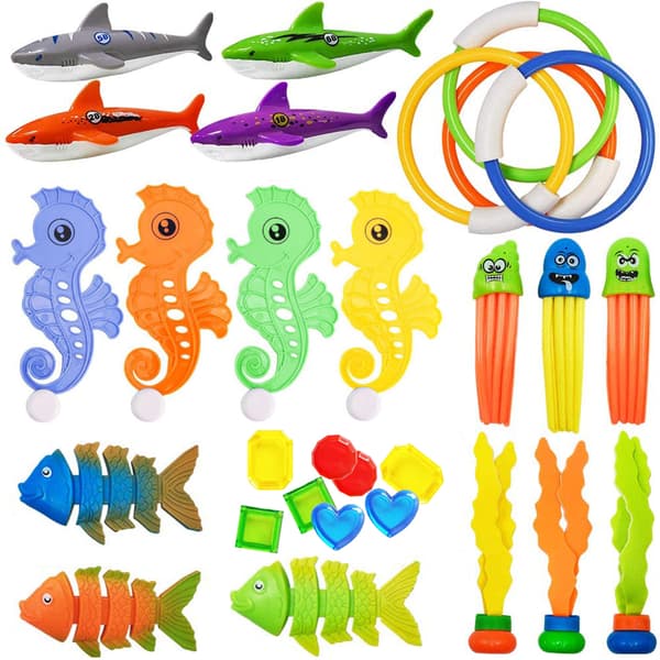 29 st Babysimpool Undervattensdykleksaker Set Poolparty Leksaker