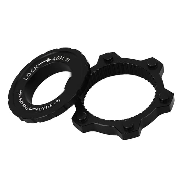 Sort Aluminiumlegering Center Lock til 6 Pin Skivebremse Adapter til CANSUCC Cykelnav