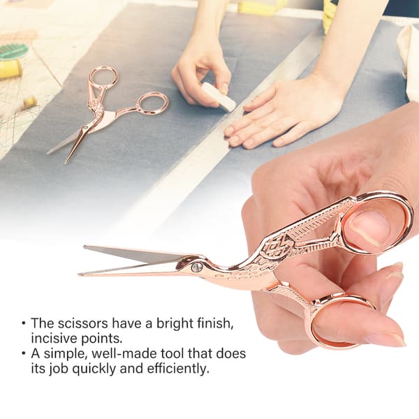 Retro sy saks i rustfrit stål - Essential DIY Crafts Tool