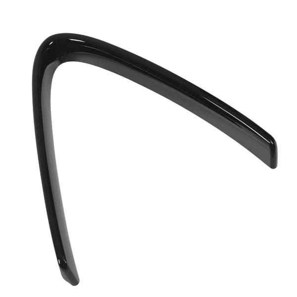 Blank Sort Ridsefast Front Grill Trim Udskiftning til Alfa Romeo Giulia 2017 til 2020