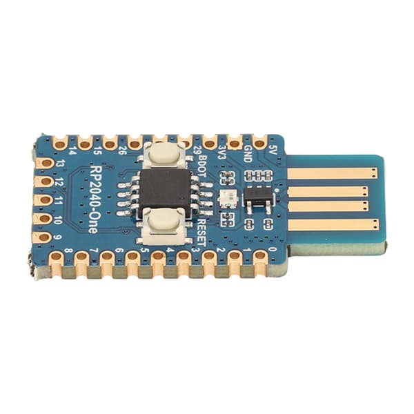 Raspberry Pi Pico Udvidelseskort med RP2040 Microcontroller Dual Core 4MB Flash USB A Han Port PCB