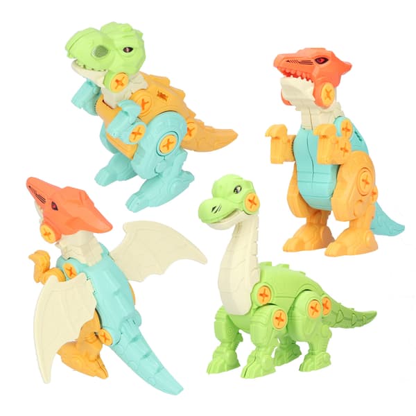Dinosaurmodel Adskil DIY Samlet Skruesæt Pædagogisk Legetøjssæt til Børn Gave