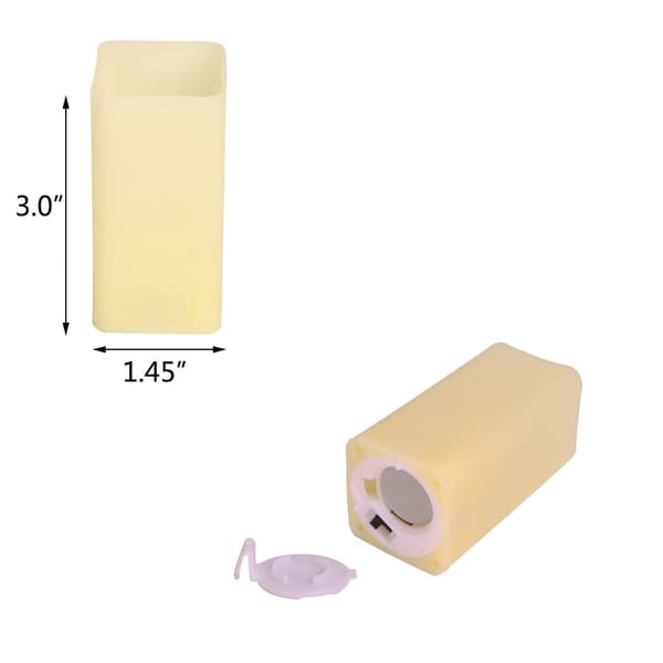 LED-valo paristolla, lepattava liekki ulkojuhliin