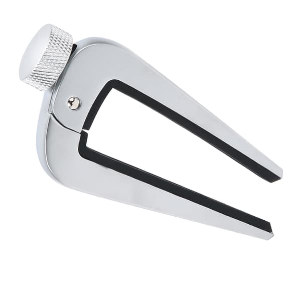 Multifunktionell Flanger Gitarr Capo Ukulele Stämningsspänning Musikinstrument Tillbehör Silver