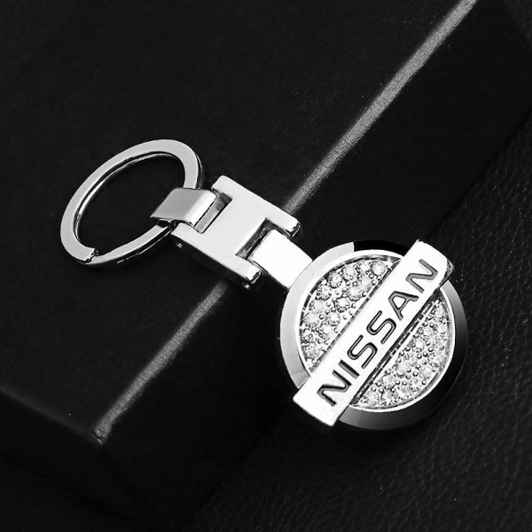 Nissan billogo nøglering vedhæng + gaveæske
